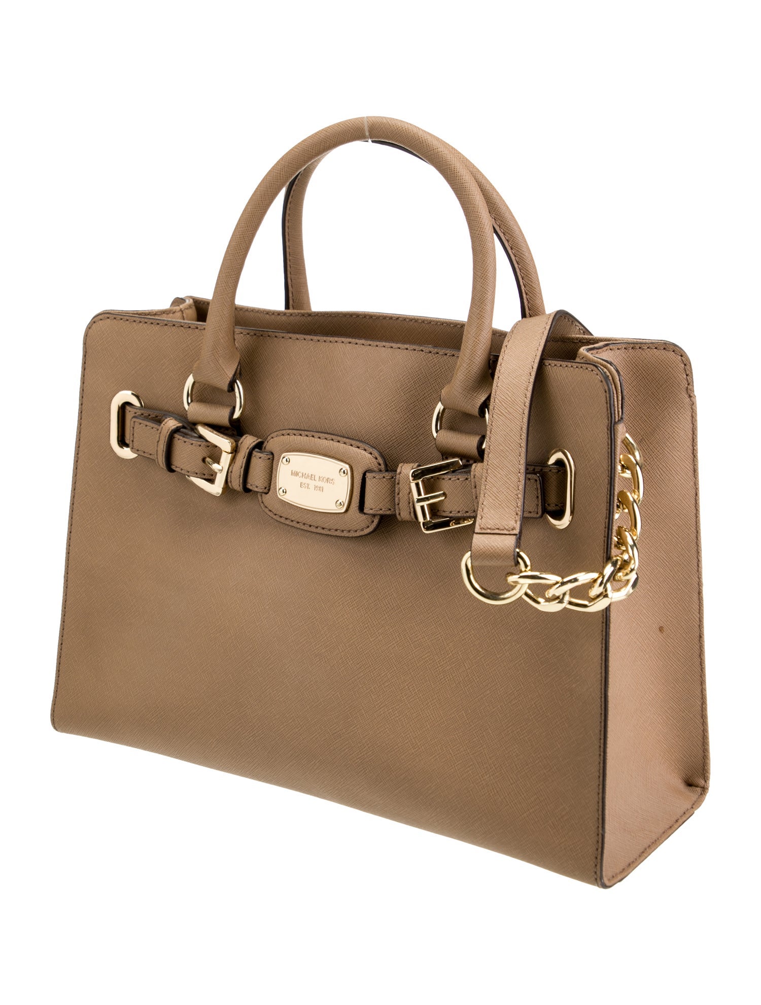 Michael Kors Leather Top Handle Bag